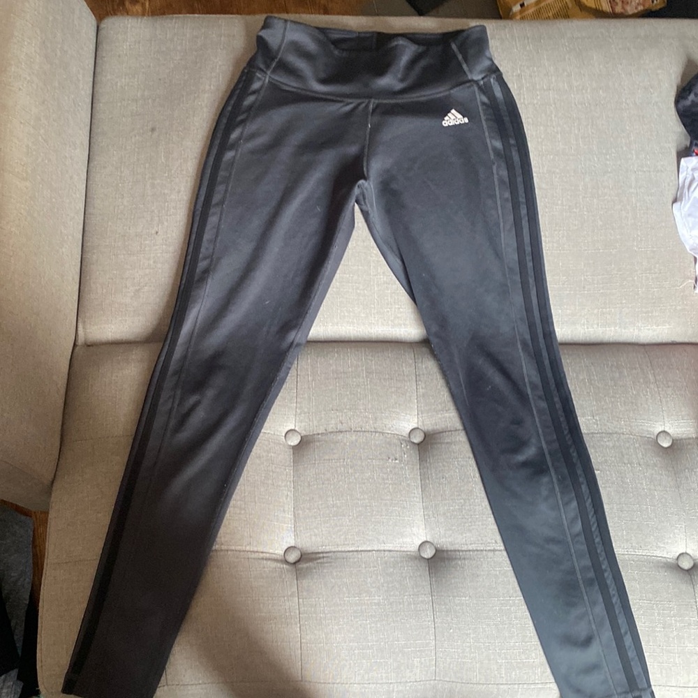 Gray Adidas leggings